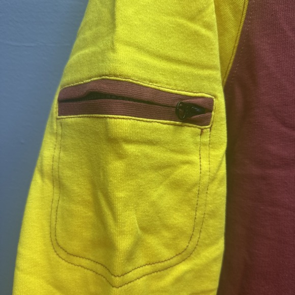 The Territory Ahead Retro 1/4 Zip Cotton Pullover Colorblock Sweatshirt Men's XL - Picture 4 of 8